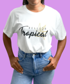 cotton t-shirt - Belleza Tropical - camiseta de algodón