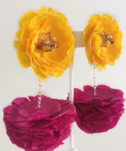 Aretes - Earrings - Flamenquita - EmpapelArte