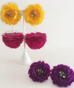 Aretes - Earrings - Flamenquita - EmpapelArte