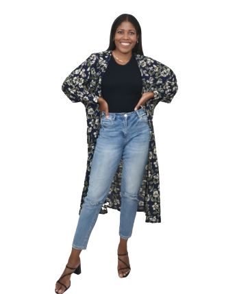 Long sleeve kimono sale