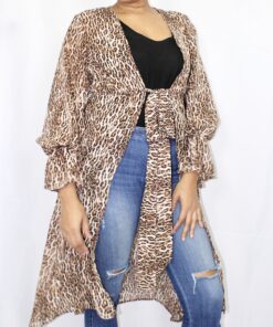 EMMA KIMONO - ANIMAL PRINT