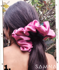 satin scrunchies - cola de cabello de satin