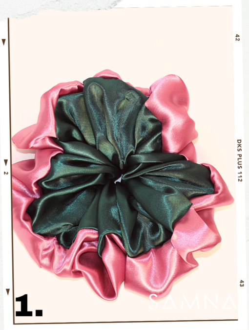 satin scrunchies - cola de cabello de satin