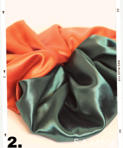 satin scrunchies - cola de cabello de satin