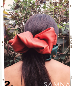 satin scrunchies - cola de cabello de satin