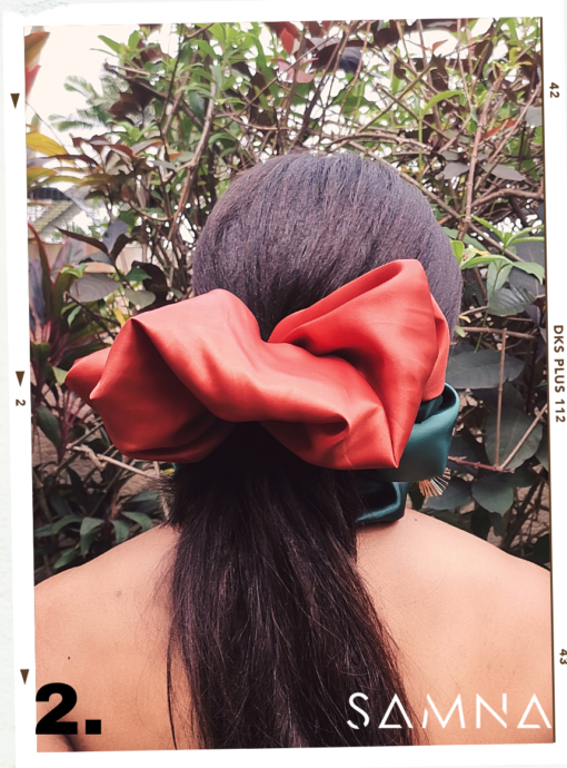 satin scrunchies - cola de cabello de satin