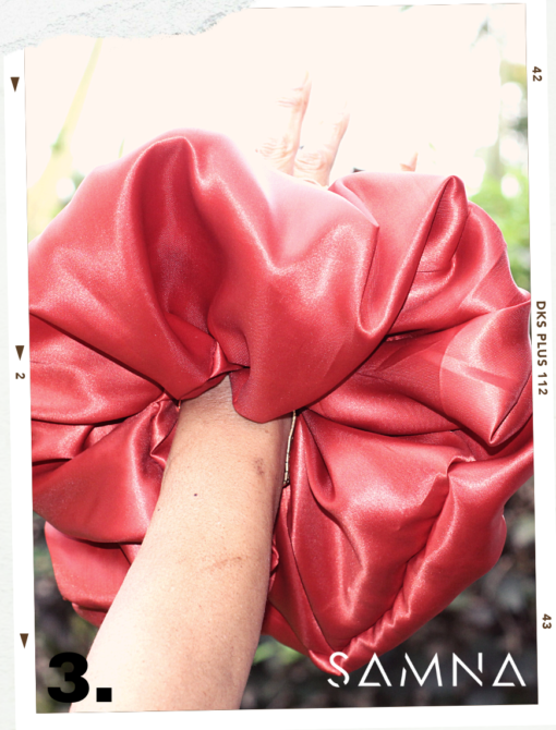 satin scrunchies - cola de cabello de satin