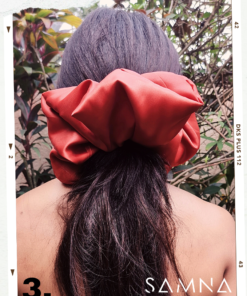 satin scrunchies - cola de cabello de satin