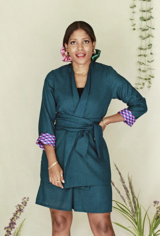 Blazer para mujer con detalle en los puños - SAMNA - CLARA BLAZER - NATALIE SAMPSON