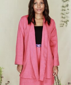 Women's blazer with cuff detail - SAMNA - CLARA BLAZER - NATALIE SAMPSON