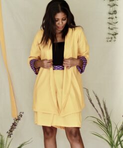 Women's blazer with cuff detail - SAMNA - CLARA BLAZER - NATALIE SAMPSON