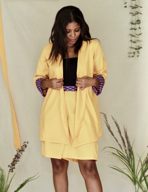 Blazer para mujer con detalle en los puños - SAMNA - CLARA BLAZER - NATALIE SAMPSON