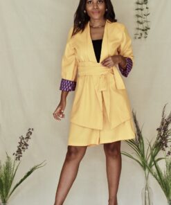 Women's blazer with cuff detail - SAMNA - CLARA BLAZER - NATALIE SAMPSON