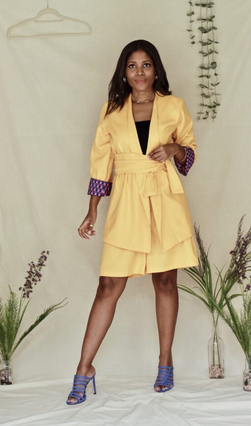 Blazer para mujer con detalle en los puños - SAMNA - CLARA BLAZER - NATALIE SAMPSON