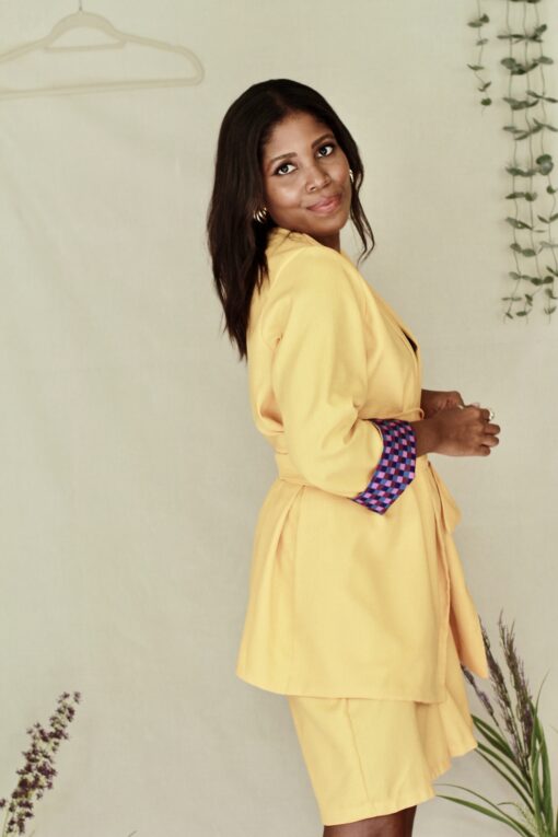 Blazer para mujer con detalle en los puños - SAMNA - CLARA BLAZER - NATALIE SAMPSON