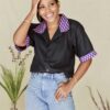 Unisex short sleeve shirt - SAMNA - GRACE SHIRT - NATALIE SAMPSON
