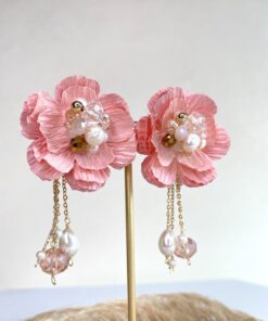 ARETES - EARRINGS - HECHO A MANO - HANDMADE - CLAUDIA - EMPAPELARTE