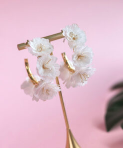 Aretes - Hoop Earrings - Argollas - Payi - Empapelarte - Handmade - Hecho a mano