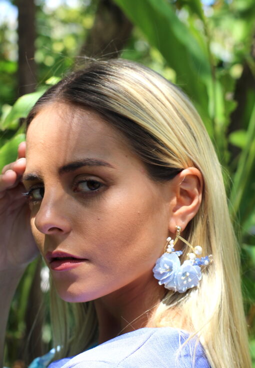 ARETES - EARRINGS - ARLYNNE - EMPAPELARTE - HECHO A MANO - HANDMADE