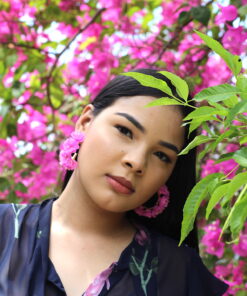 Aretes - Hoop Earrings - Argollas - Payi - Empapelarte - Handmade - Hecho a mano