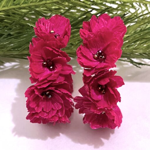 EMPAPELARTE - SHOP TROPICAL EDGE - ARETES AROS FUCSIA