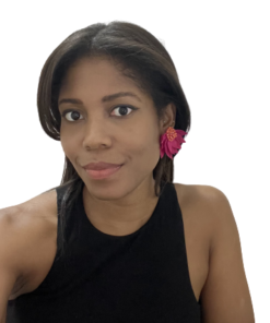 EMPAPELARTE - SHOPTROPICALEDGE - ARETES FUCSIA HECHO A MANO - FUCSIA HANDMADE EARRINGS -