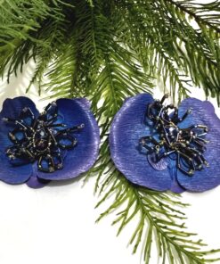 EMPAPELARTE - SHOP TROPICAL EDGE - ARETES HECHOS A MANO AZUL - image00003